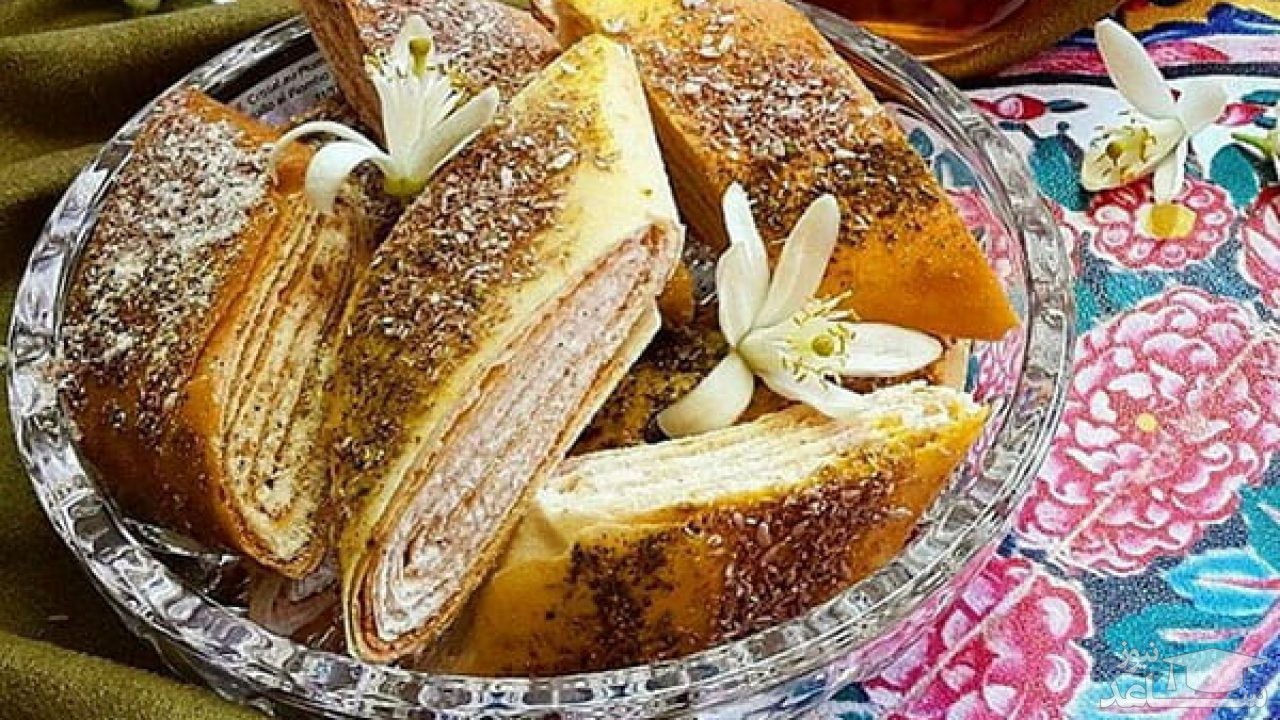 طرز تهیه کاک یا نان یوخه بسیار خوشمزه و سنتی