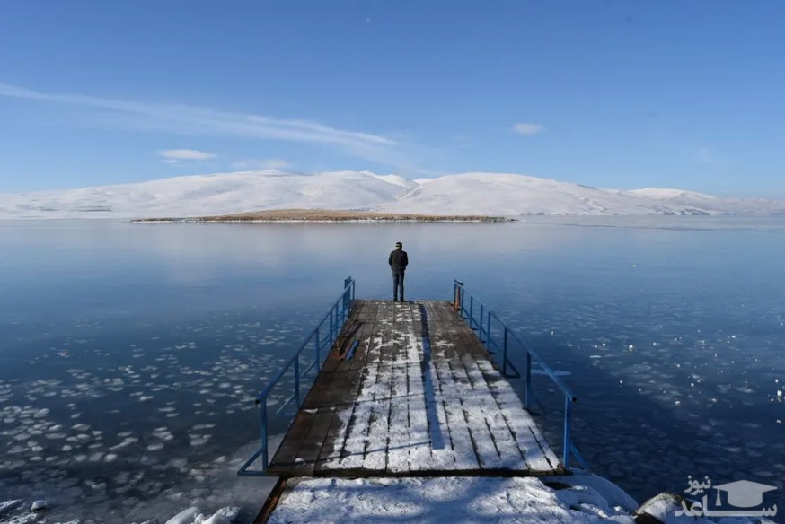 دریاچه یخزده "چیلدیر" در شمال شرق ترکیه/ خبرگزاری آناتولی