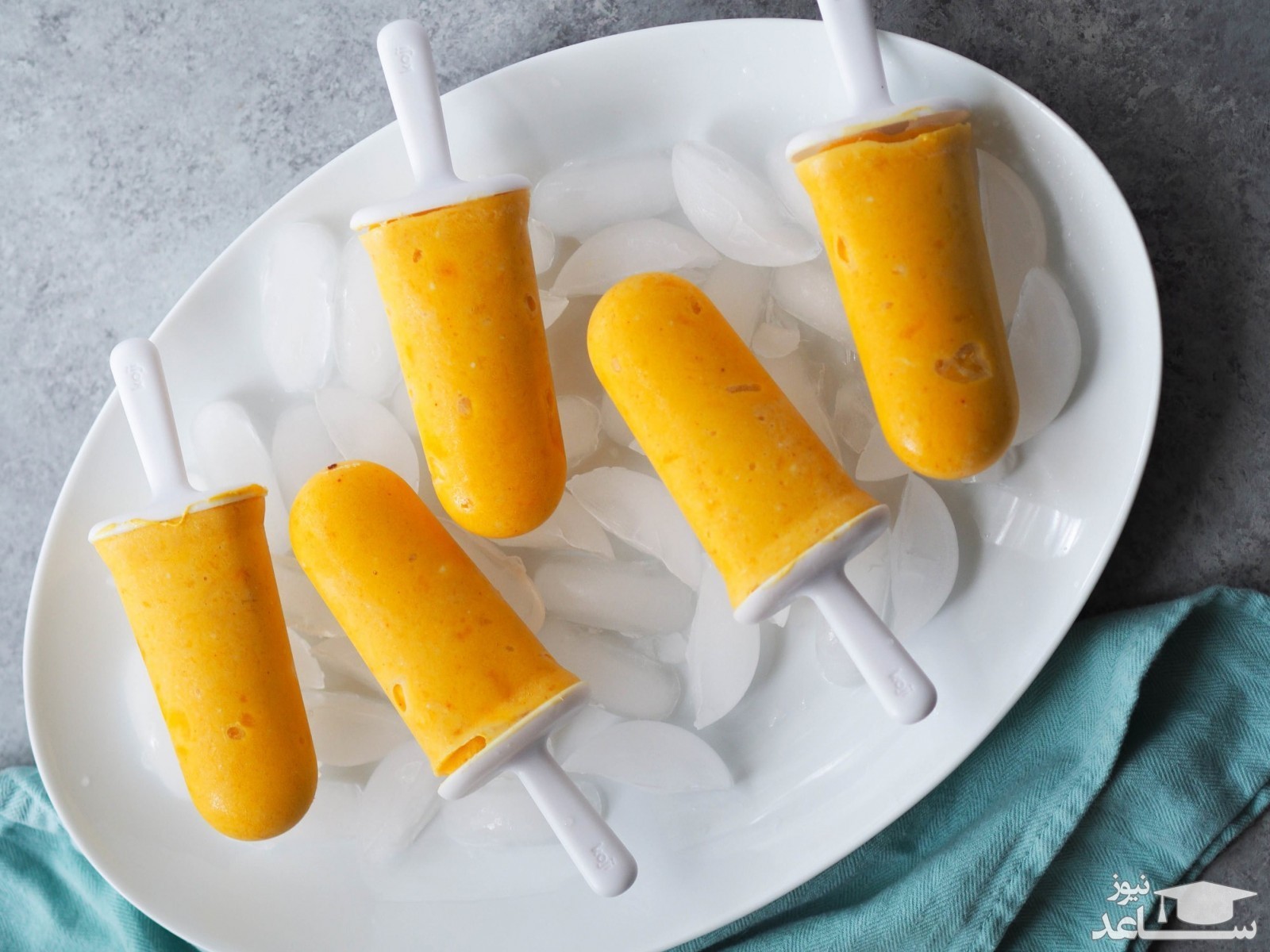 روش تهیه بستنی یخی انبه و موز