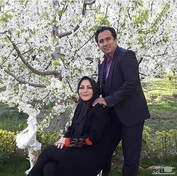 المیرا شریفی مقدم و همسرش 