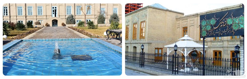 محوطه خانه تاریخی ملک