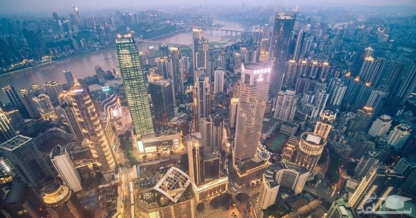 سردیس جالب در یکی از شهرهای چین