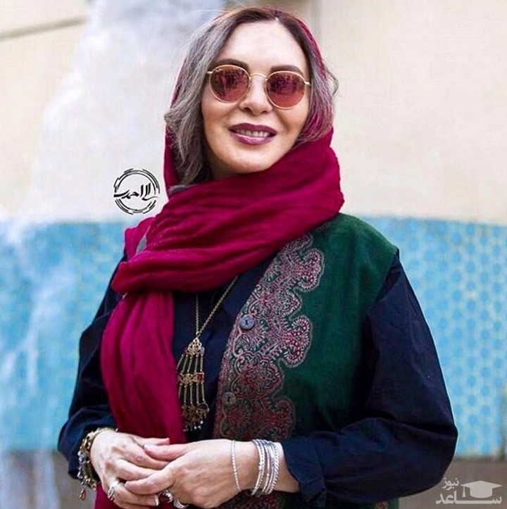 لباس دخترانه افسانه بایگان در سن بالا