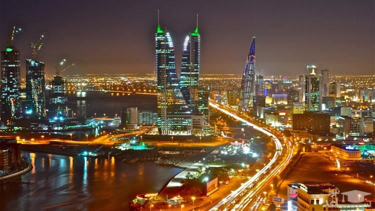 شهر منامه پایتخت کشور بحرین