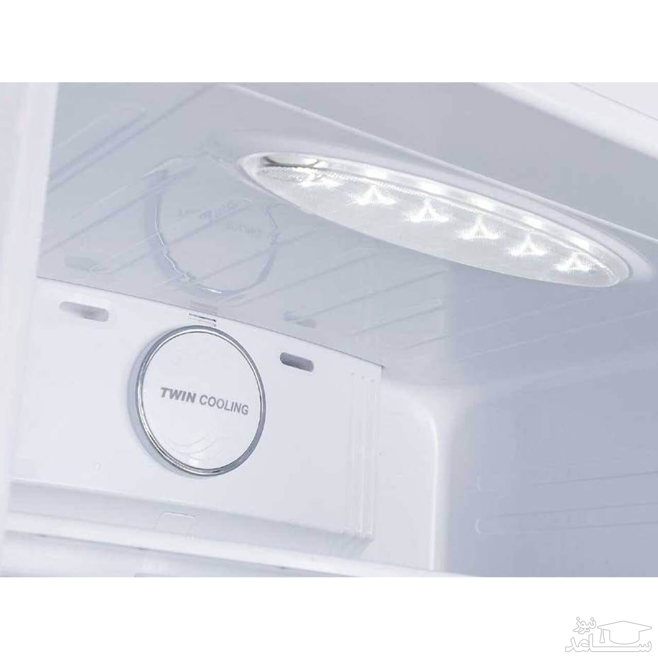 فضای داخل یخچال فریزر هاردستون مدل 9622