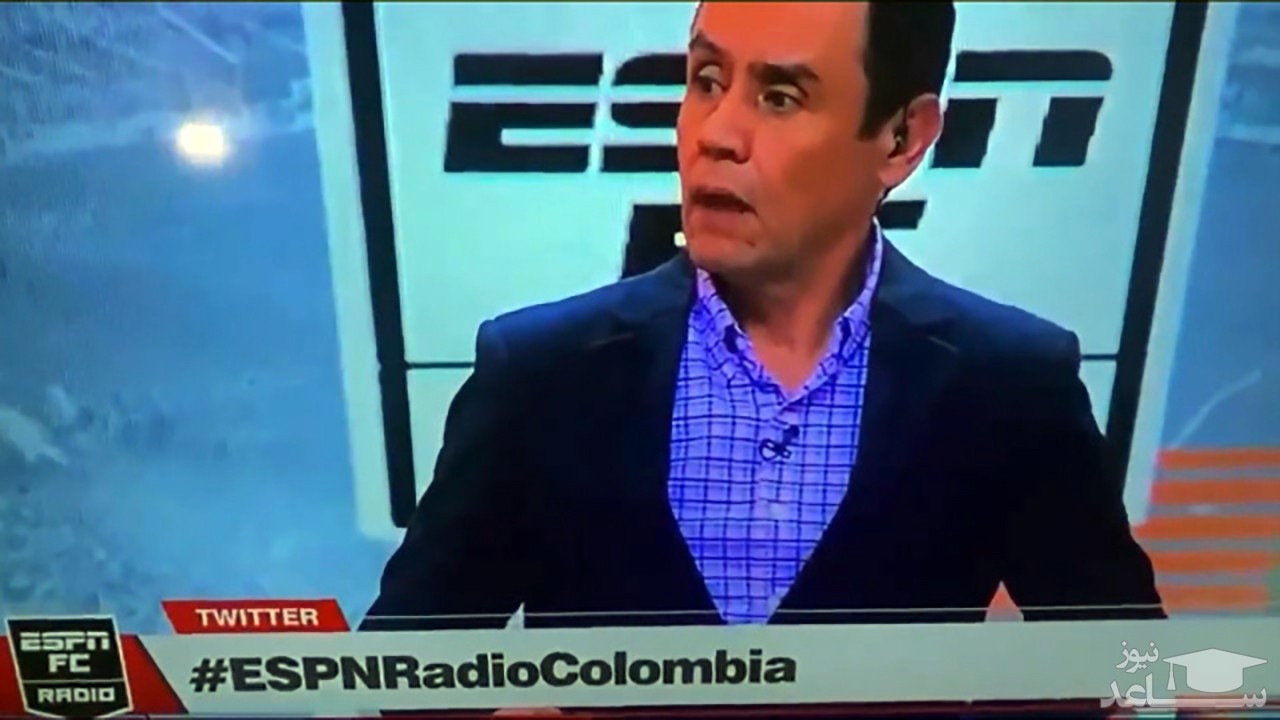 (فیلم) اتفاق غیرمنتظره روی آنتن زنده شبکه ورزشی