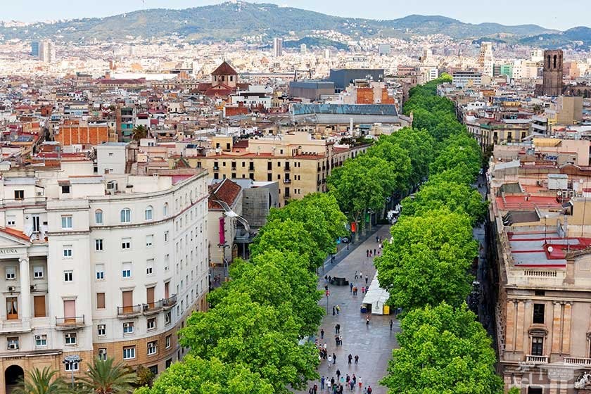 آشنایی با خیابان لاس رامبلا در اسپانیا