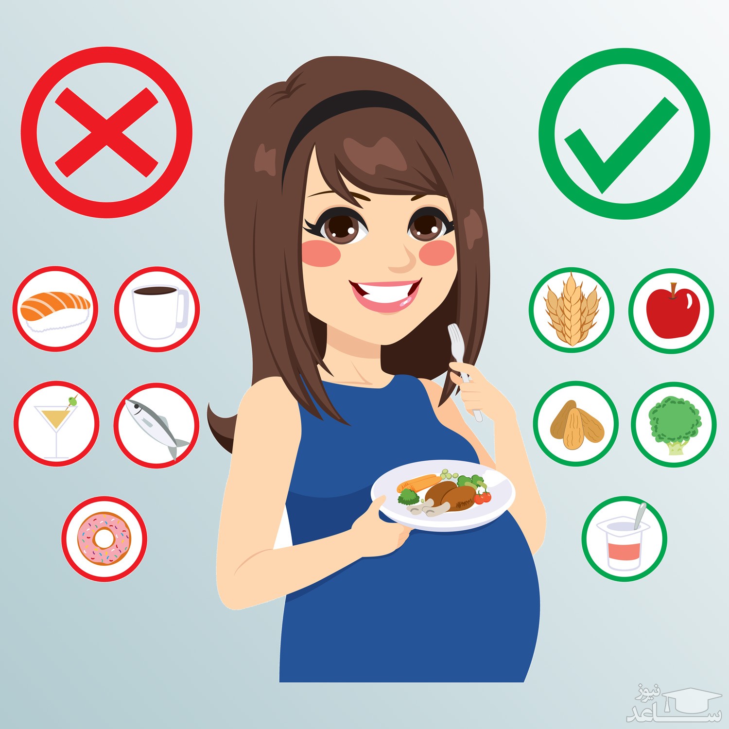 غذاهای مفید و مضر در سه ماهه دوم بارداری