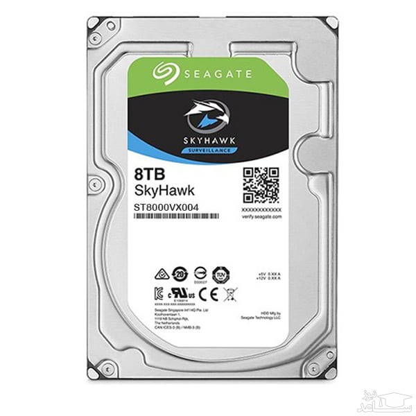 هارددیسک اینترنال سیگیت مدل SkyHawk ST8000VX004 ظرفیت 8 ترابایت
