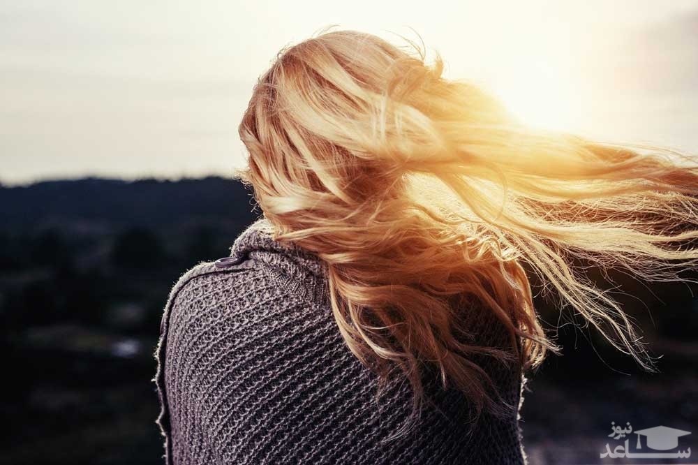 موها در نور خورشید