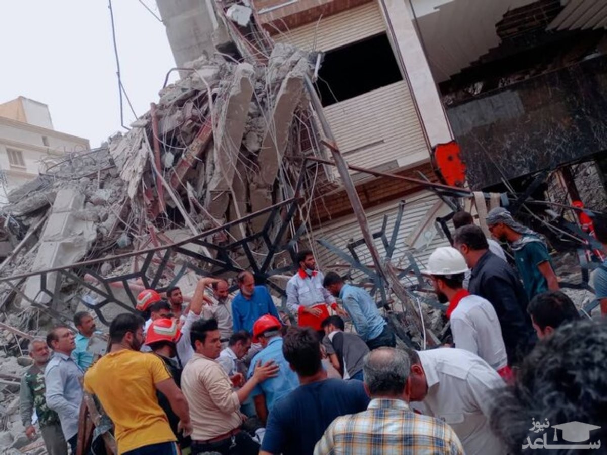 علت حادثه ساختمان متروپل در آبادان اعلام شد