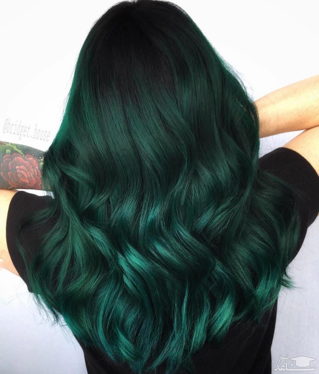 رنگ موی سبز فانتزی 