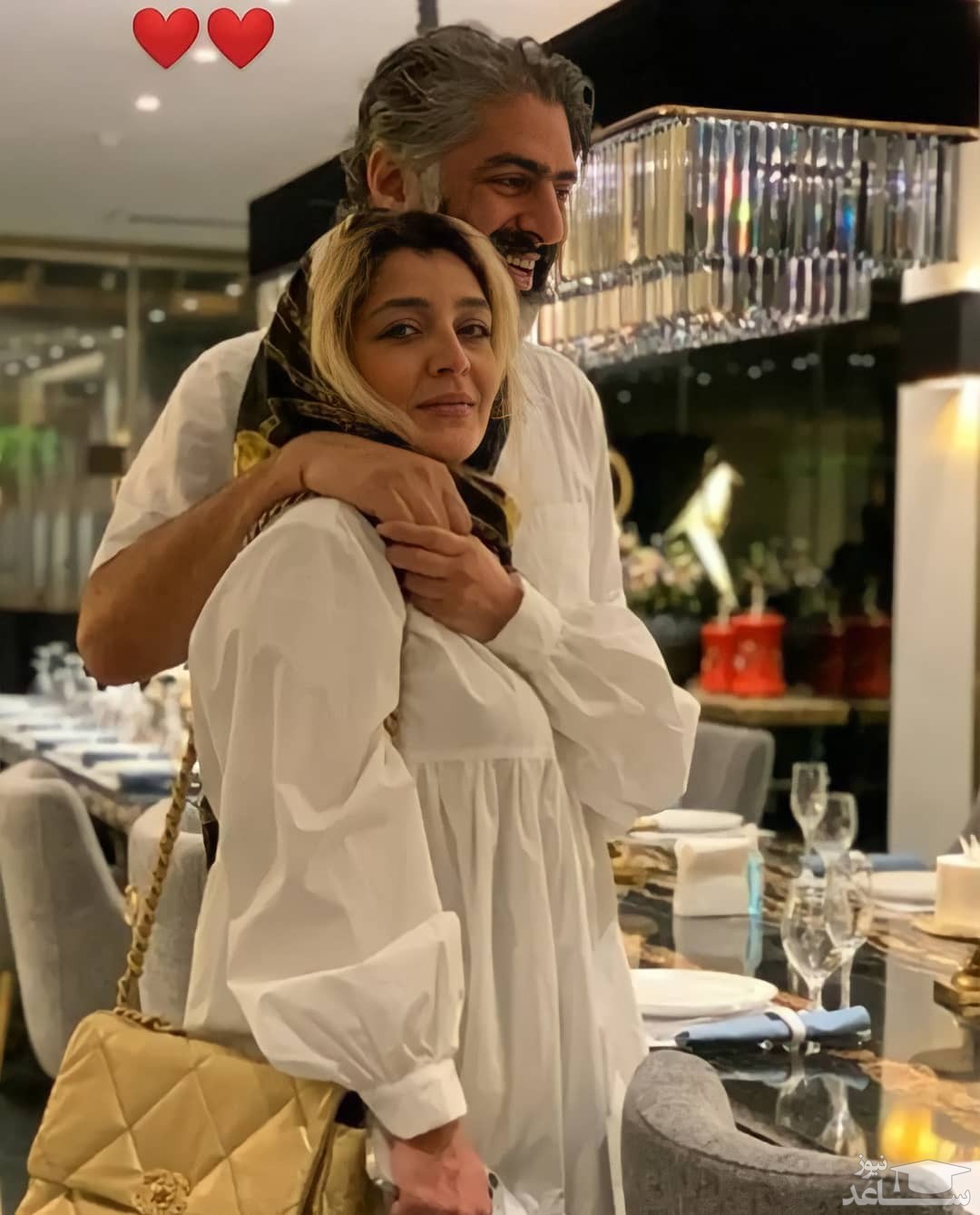 ضیافت عاشقانه ساره بیات به مناسبت تولد همسرش؛ رمانتیک بازی خانم بازیگر تمامی ندارد!