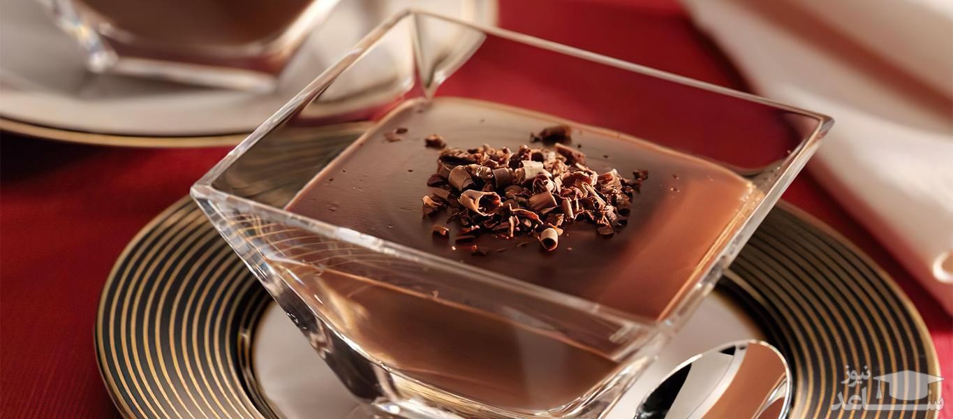 روش تهیه پودینگ ژله شکلاتی لذیذ