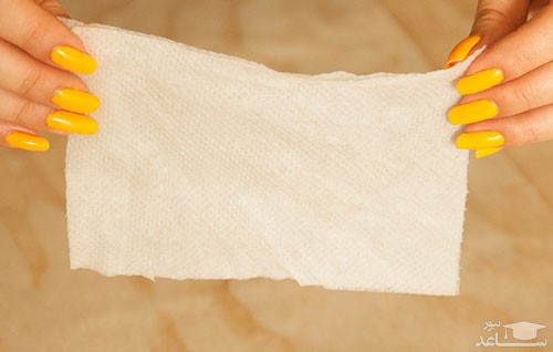 آموزش ساختن دستمال پاک کننده آرایش