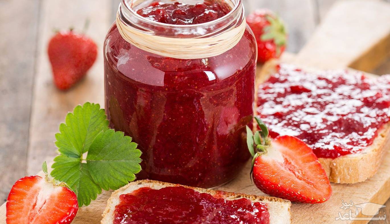 روش تهیه مربا توت فرنگی بدون شکر رژیمی