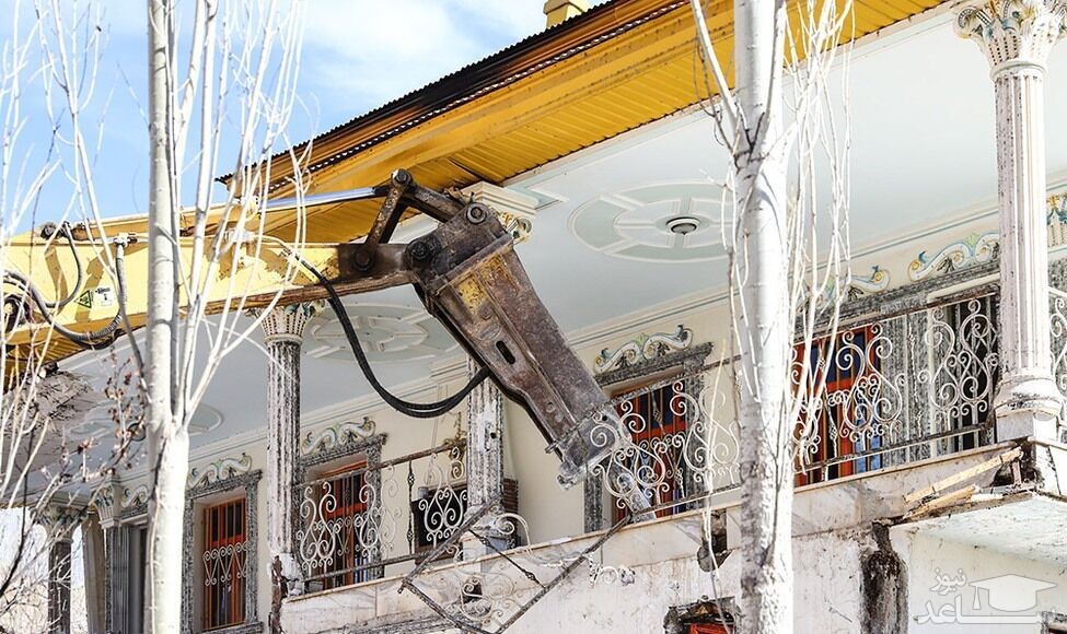 تخریب دو ویلای غیرمجاز دو مقام مسئول در فیروزکوه
