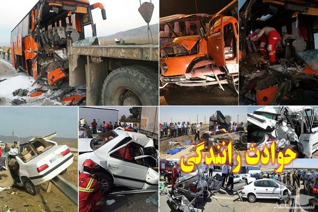 مصدومیت ۹ نفر در ۲ حادثه رانندگی در جاده‌‌های آذربایجان شرقی