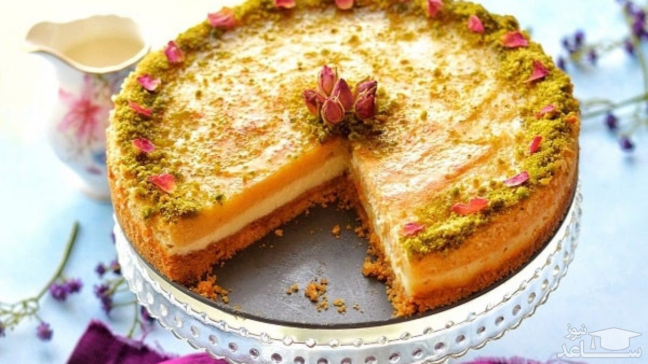 طرز تهیه چیز کیک بسبوسه عربی خوشمزه در منزل