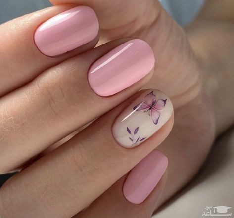 لاک ناخن گلدار