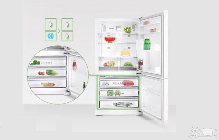 یخچال فریزر بالا پایین دوو مدل D2BF-0291SS