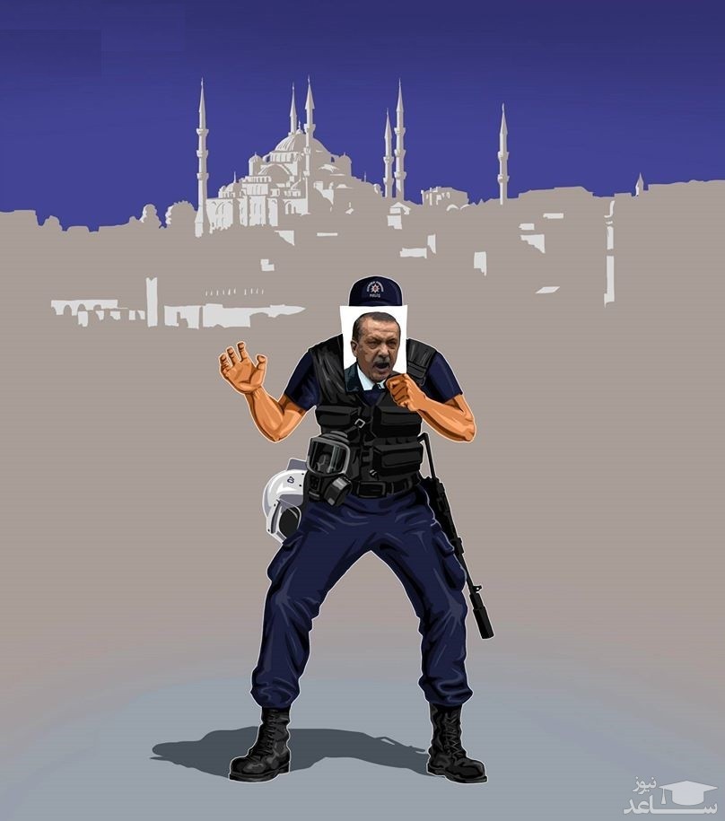 کاریکاتور پلیس ترکیه