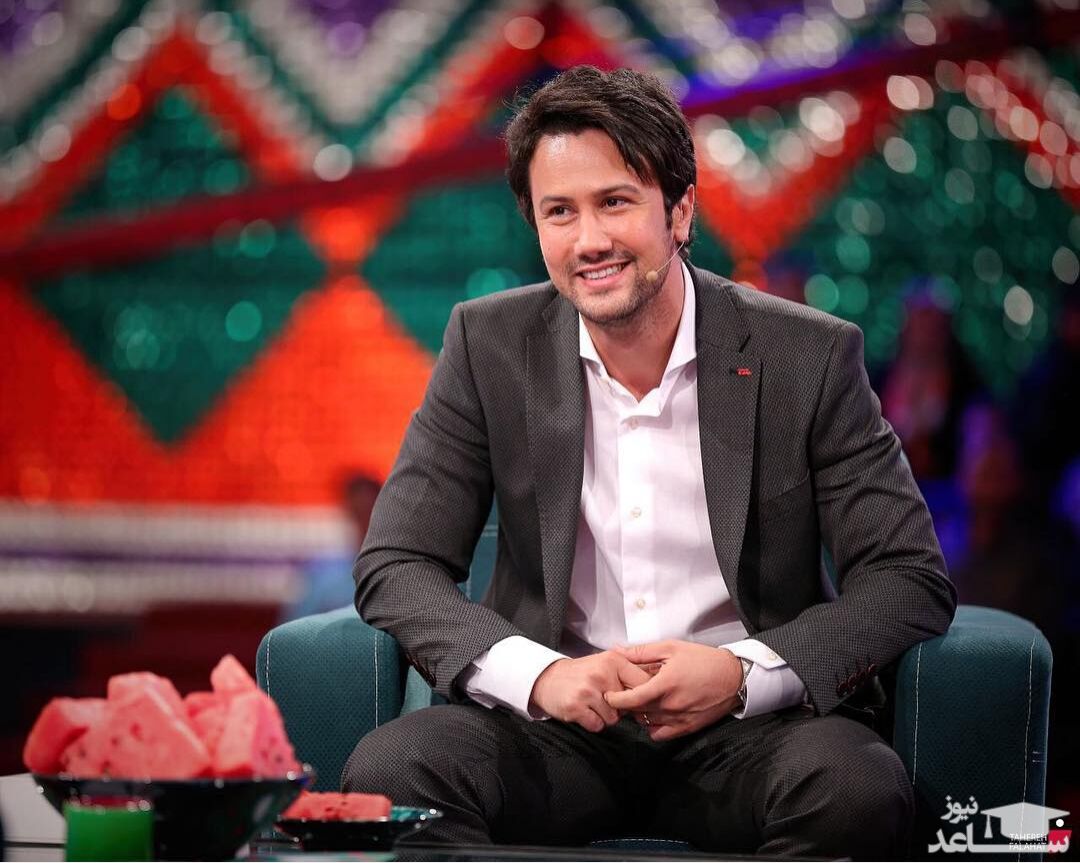 سلفی شاهرخ استخری با همکار دوست داشتنیش