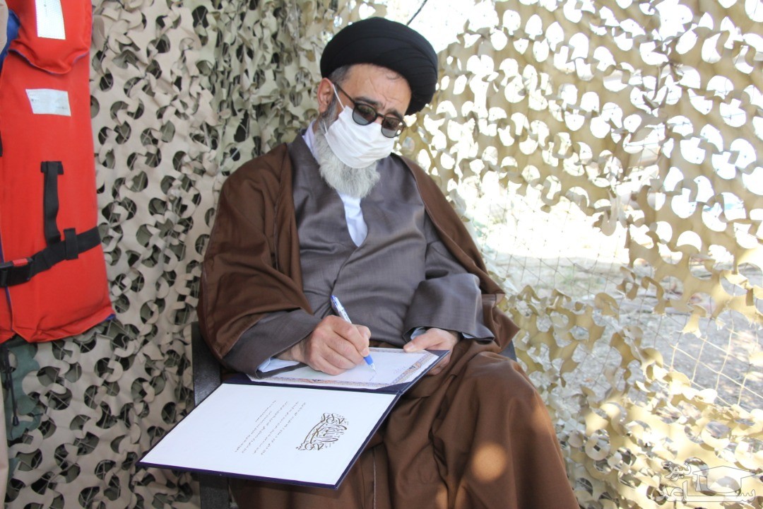 حضور آیت الله سید محمد علی آل هاشم در مناطق عملیاتی جنوب کشور در نوروز 1401