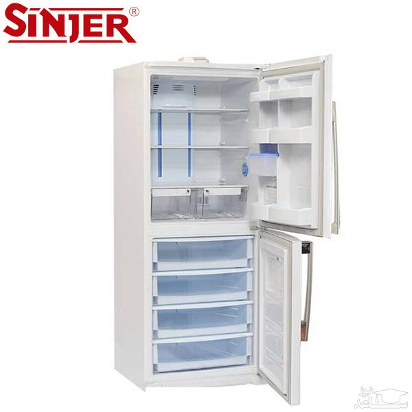 فضای داخلی یخچال و فریزر سینجر مدل C7599