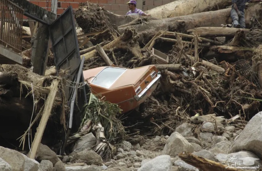 خسارات سیل و رانش زمین در ونزوئلا