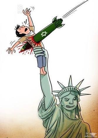 کاریکاتور مجسمه آزادی