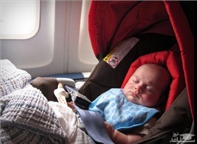 نکاتی برای سفر هوایی با نوزاد
