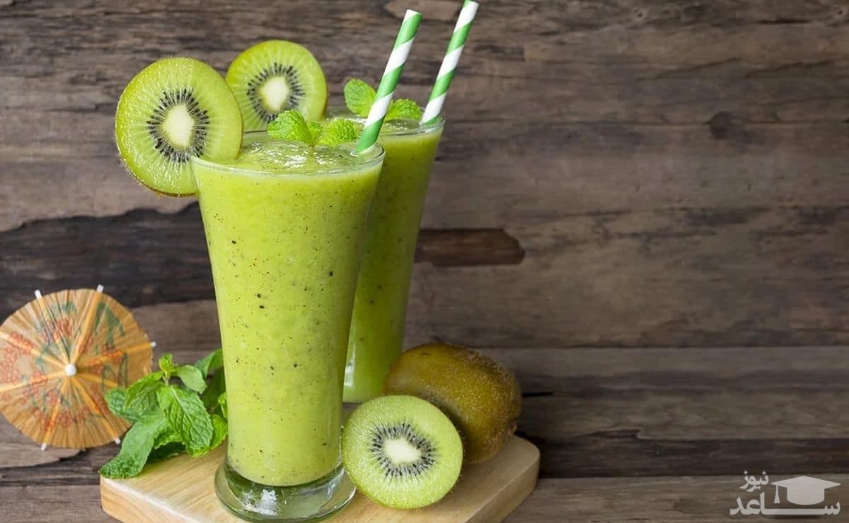 روش تهیه اسموتی رژیمی با کیوی