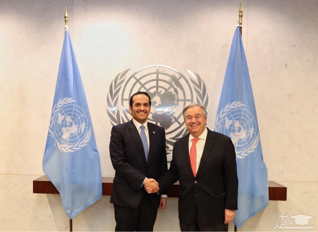 رایزنی دبیرکل سازمان ملل و وزیر خارجه قطر درباره برجام