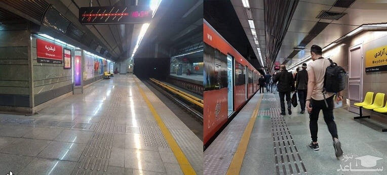 تصاویر متفاوت از فاصله گذاری اجتماعی در شهر