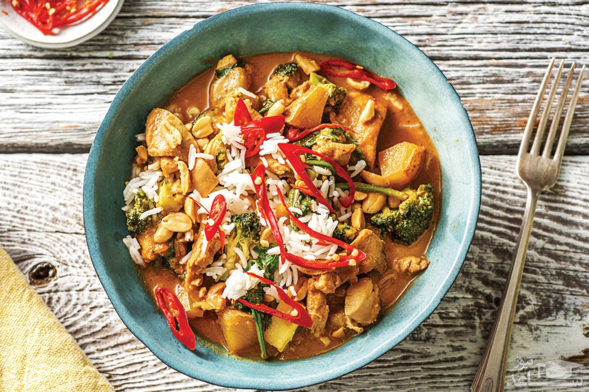 کاری ماسامان با مرغ