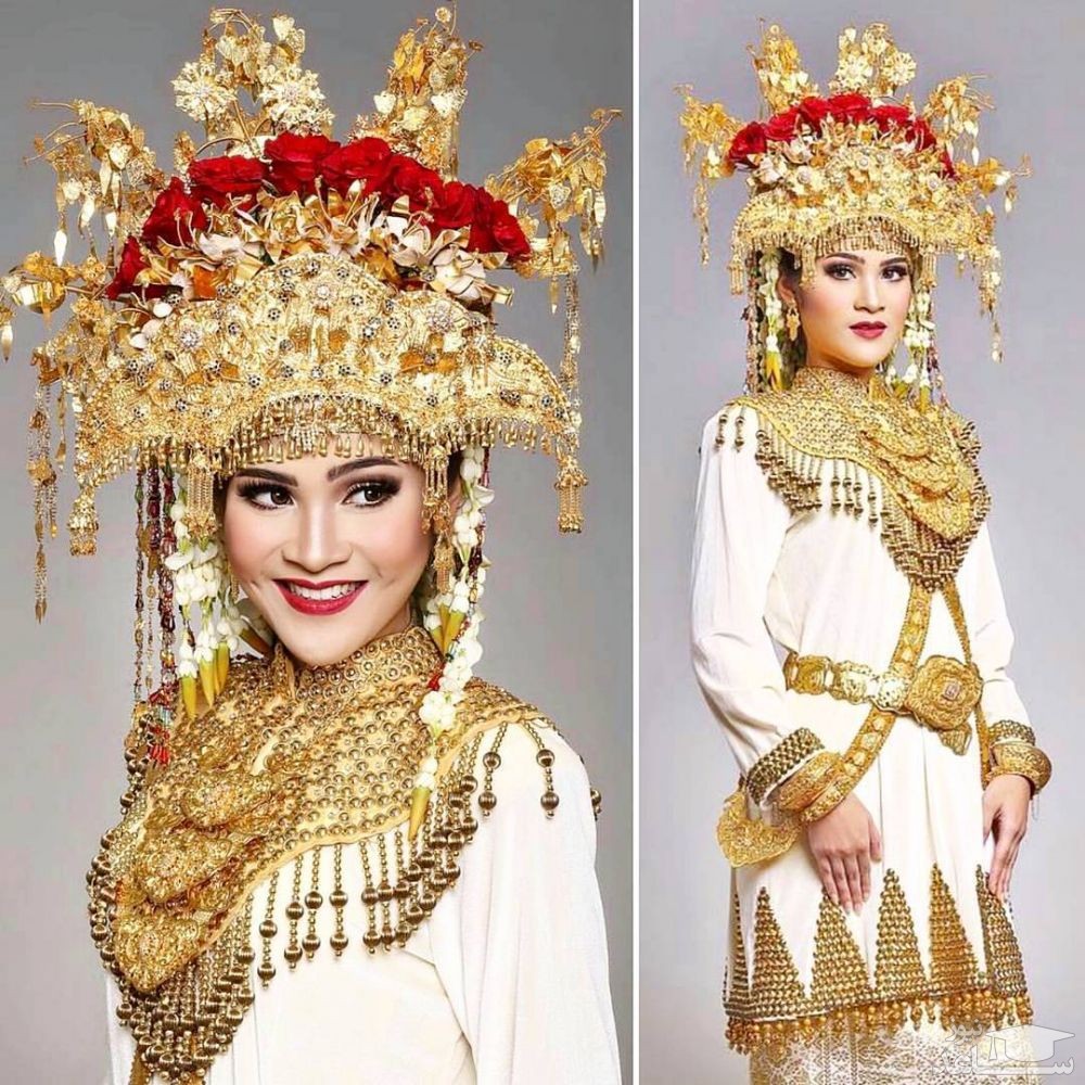 لباس عروسی سنتی اندونزی