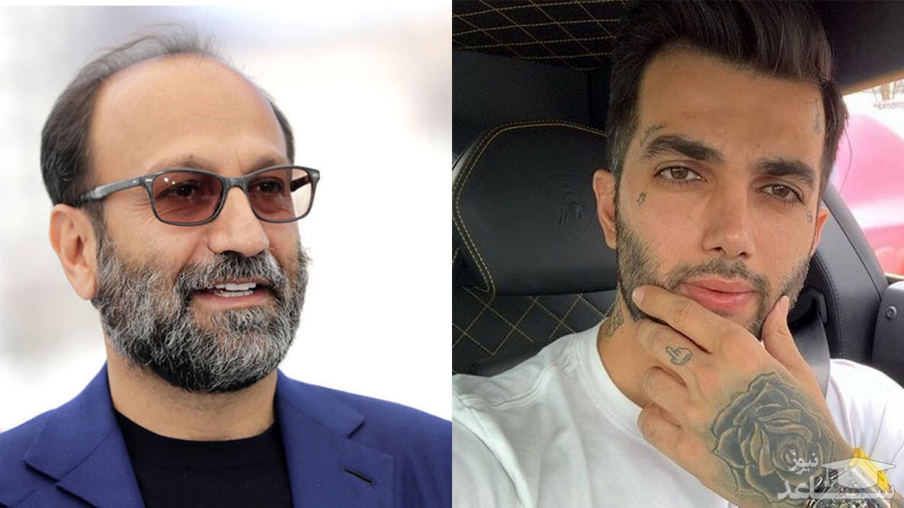 پویان مختاری و اصغر فرهادی در جشنواره کن 2022/ عکس