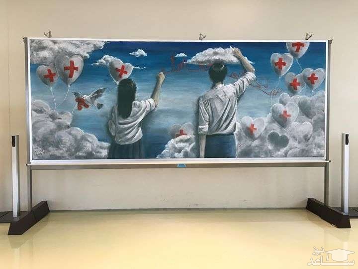 (عکس) هنرنمایی شگفت انگیز دانش آموزان ژاپنی روی تخته سیاه کلاس