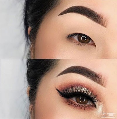 آرایش چشم پف دار