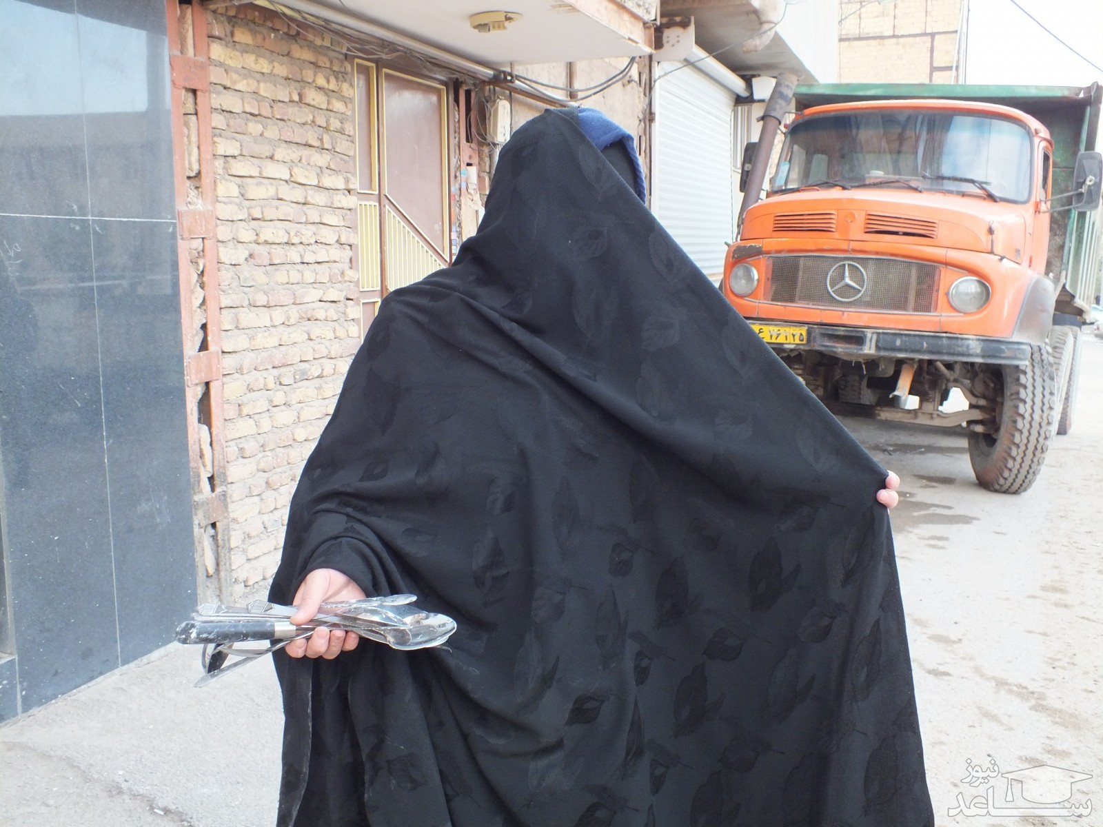 تنها لوازم یافته شده توسط ساکن ساختمان