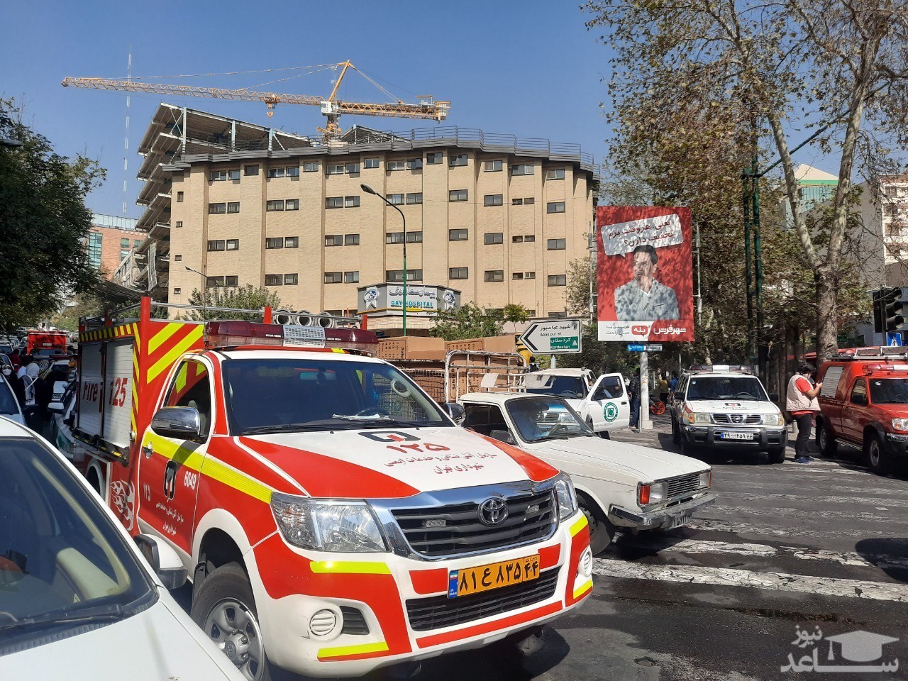 آتش سوزی در انبار داروی بیمارستان دی/ملکی:آتش مهار شد