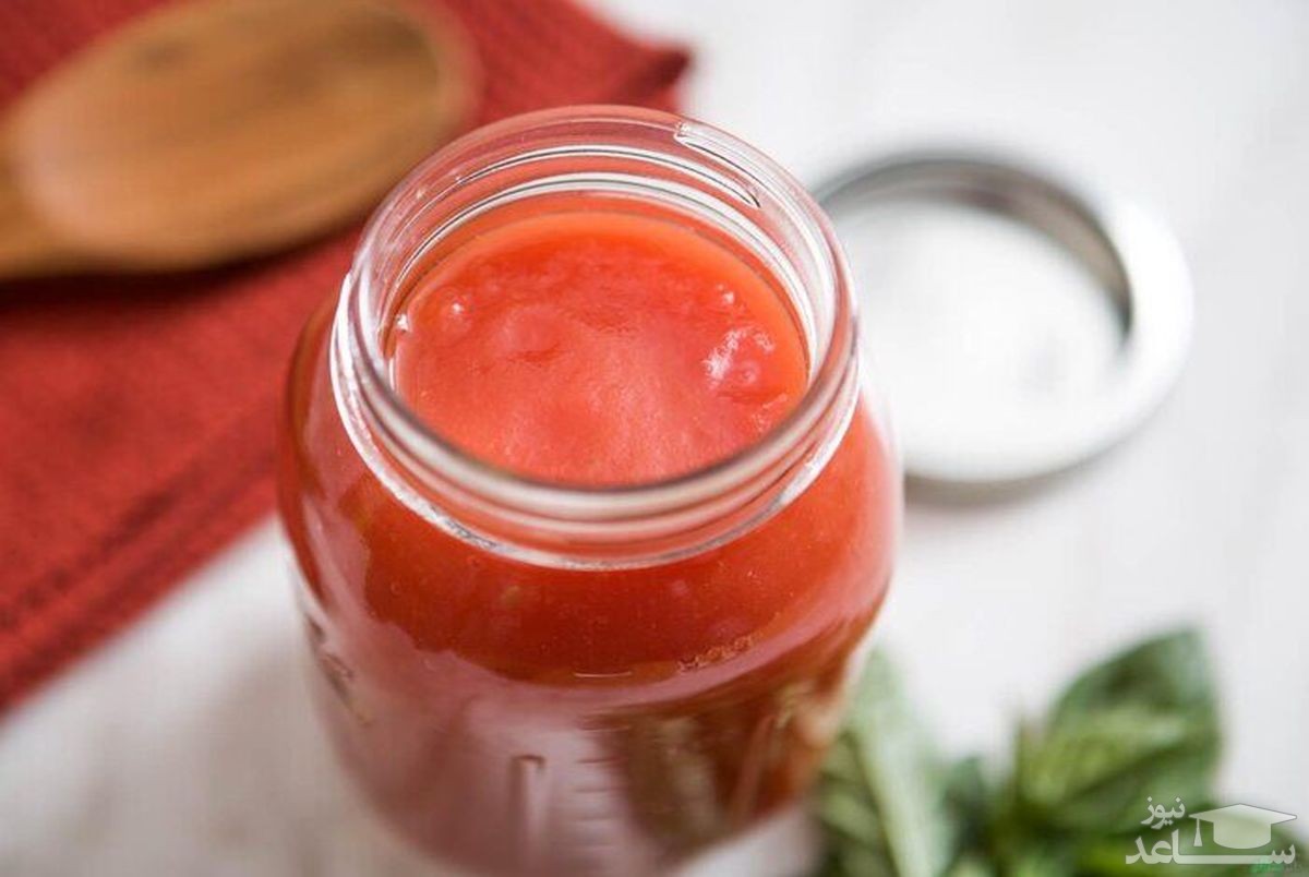 نگهداری رب در شیشه