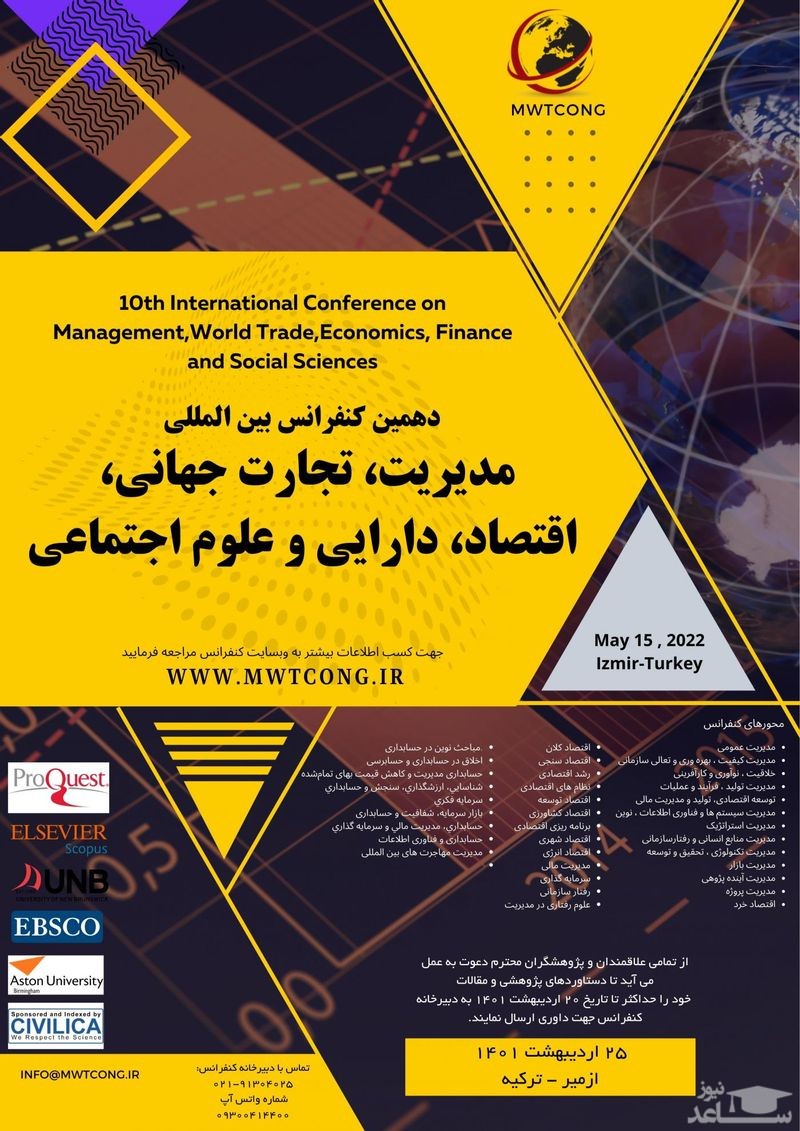 کنفرانس بین المللی مدیریت، تجارت جهانی، اقتصاد، دارایی و علوم اجتماعی