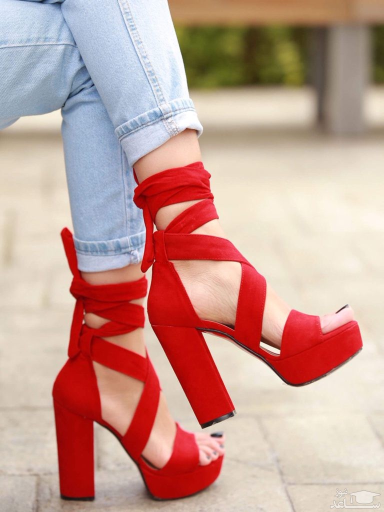 شیک ترین مدل های کفش مجلسی قرمز
