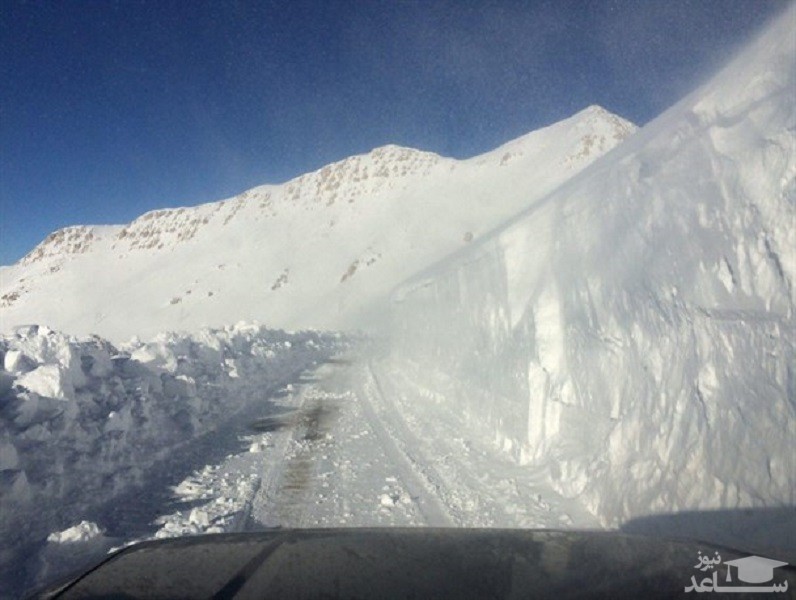 ارتفاع برف در شیروان به یک متر رسید