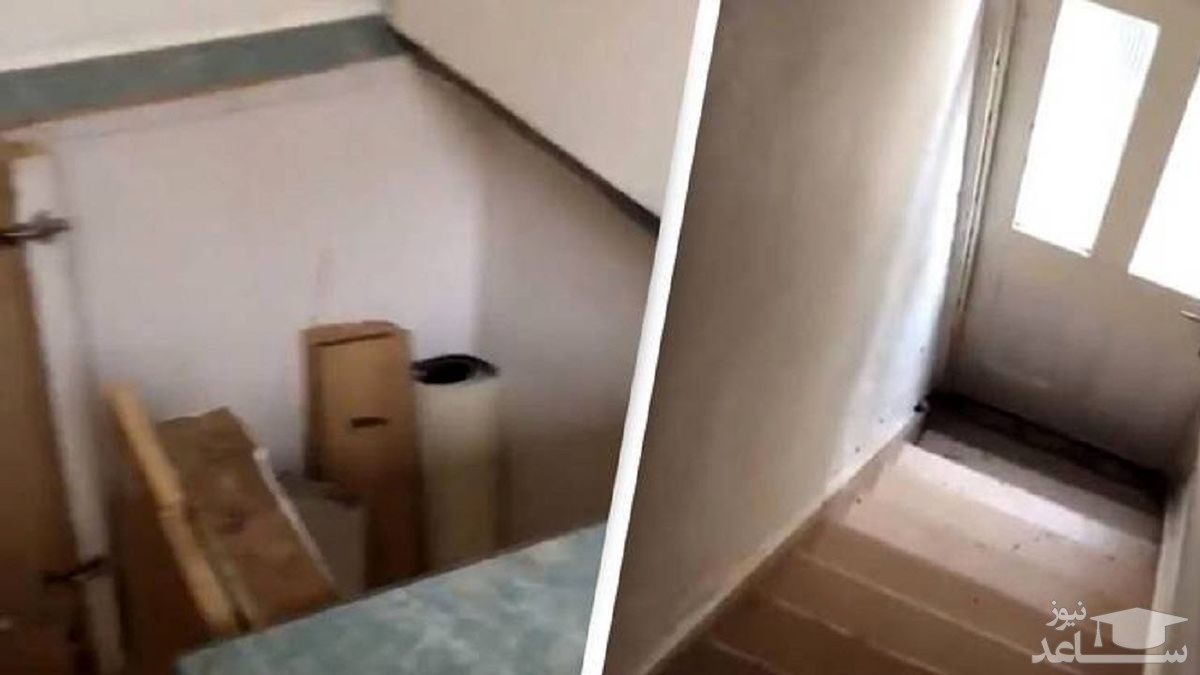 (فیلم) درب مخفی عجیب خانه که خریدار را متحیر کرد!