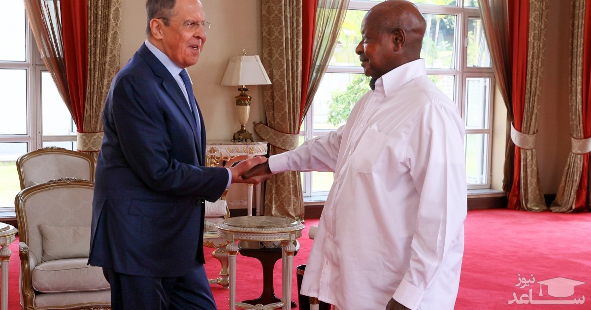 (فیلم) استقبال خاص و دیدنی قبایل آفریقایی از سرگی لاوروف وزیر امور خارجه روسیه