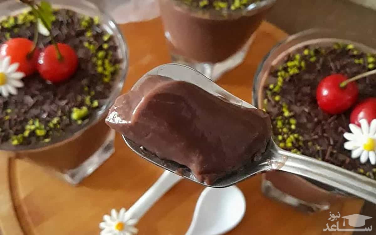 روش تهیه دسر شیر کاکائو لذیذ
