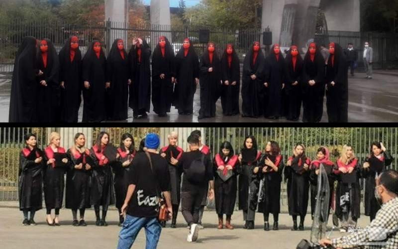 واکنش کیهان به عکس یادگاری بدون حجاب در برابر دانشگاه تهران/ ماله کشان بی غیرت هستید